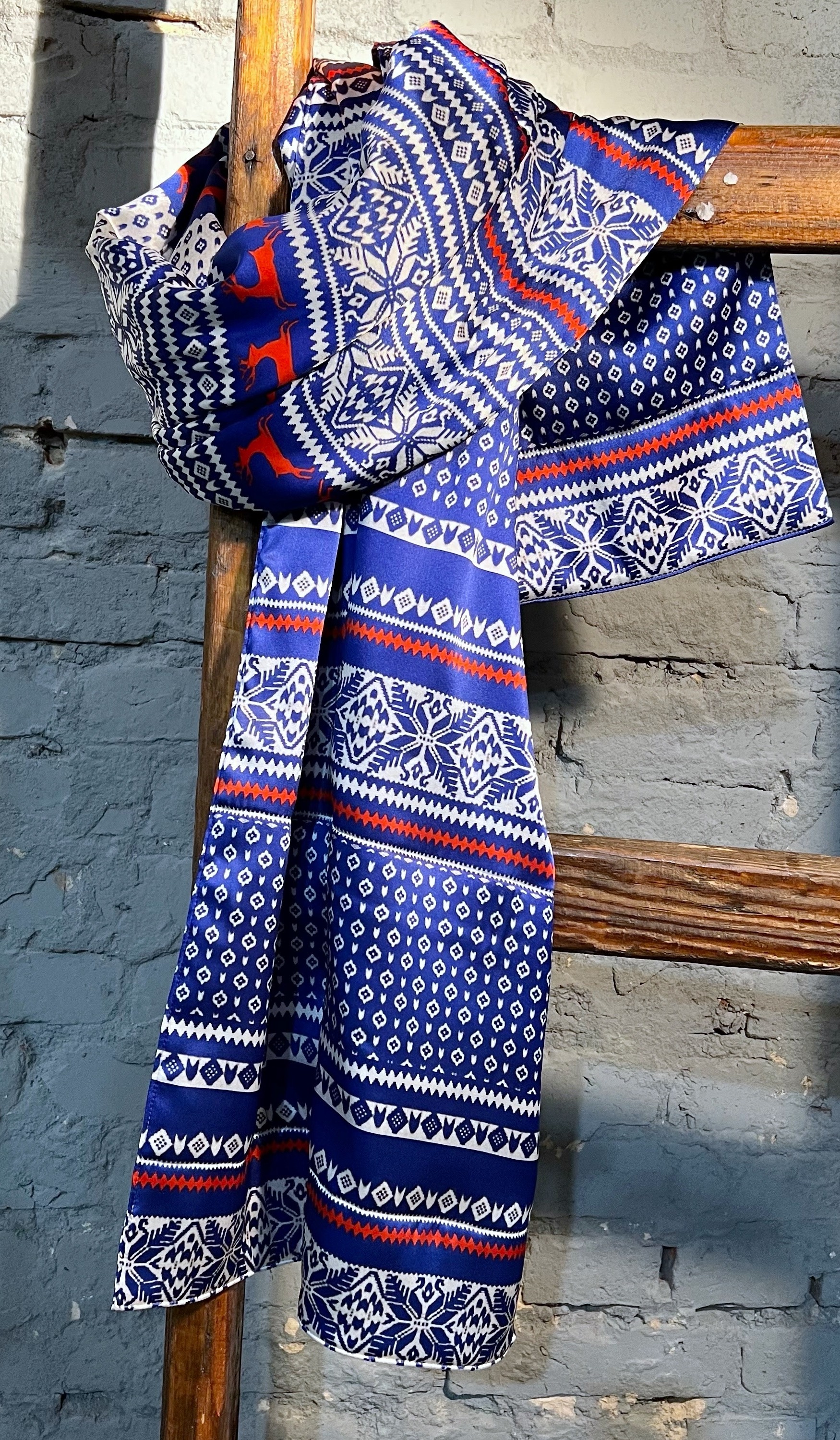 Шарф “Олени и Апероль”